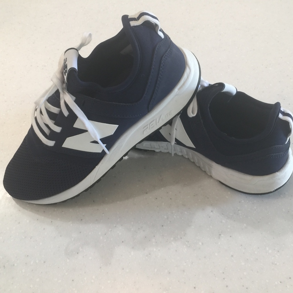 New  Balance (J Crew) 247 Navy Sneakers